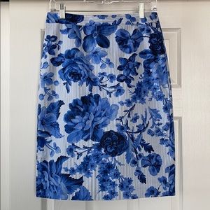 Ann Taylor Floral Pencil Skirt